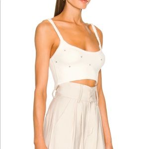 [$59 retail sold out] NWT ASTR the label Tea Party embellished jewel crop top